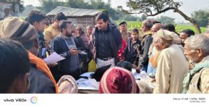 फॉर्मर रजिस्ट्री कैंप का सीओ ने किया औचक निरीक्षण, केवाईसी कार्य में तेजी लाने के निर्देश